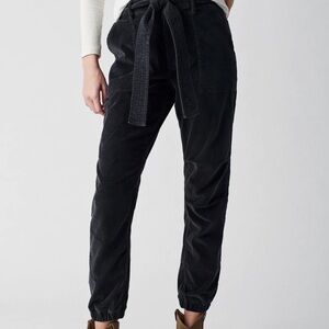 Faherty Orion Velvet‎ Pant, Black